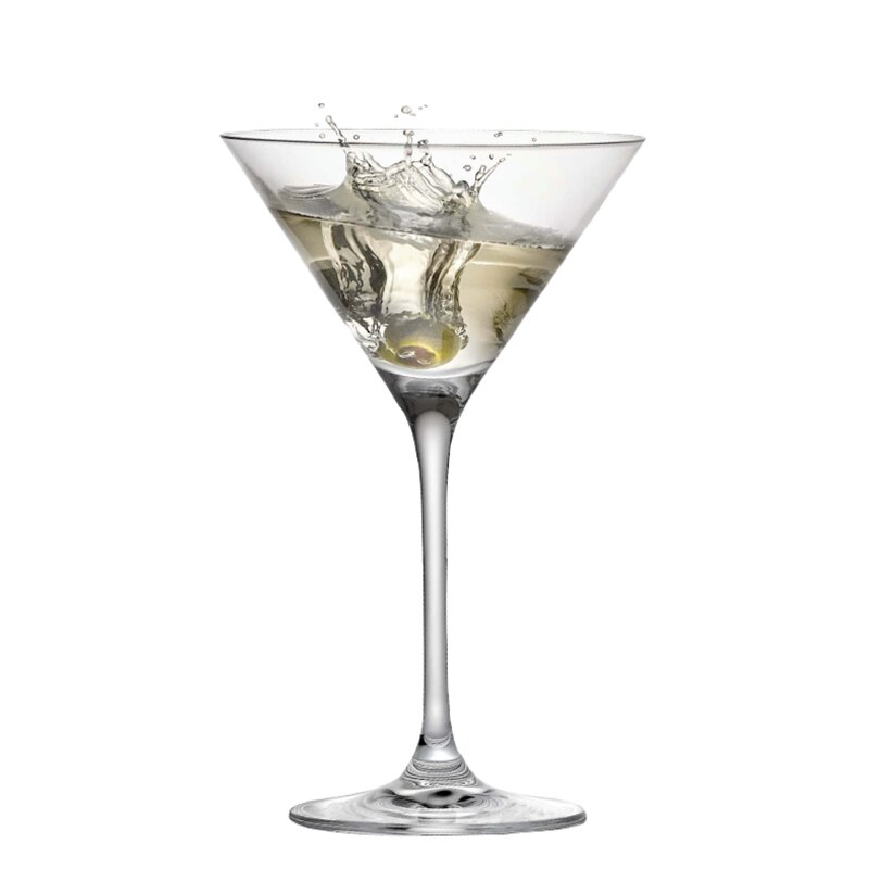 Rona Martini 8 Oz Crystal Martini Glass And Reviews Wayfair